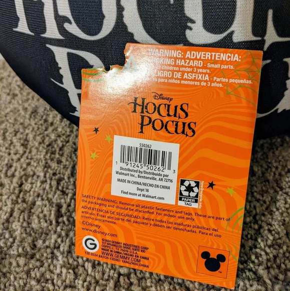 Disney Hocus Pocus Binx Black Cat Cauldron Halloween Home‎ Decor Halloween NWT - Picture 7 of 7
